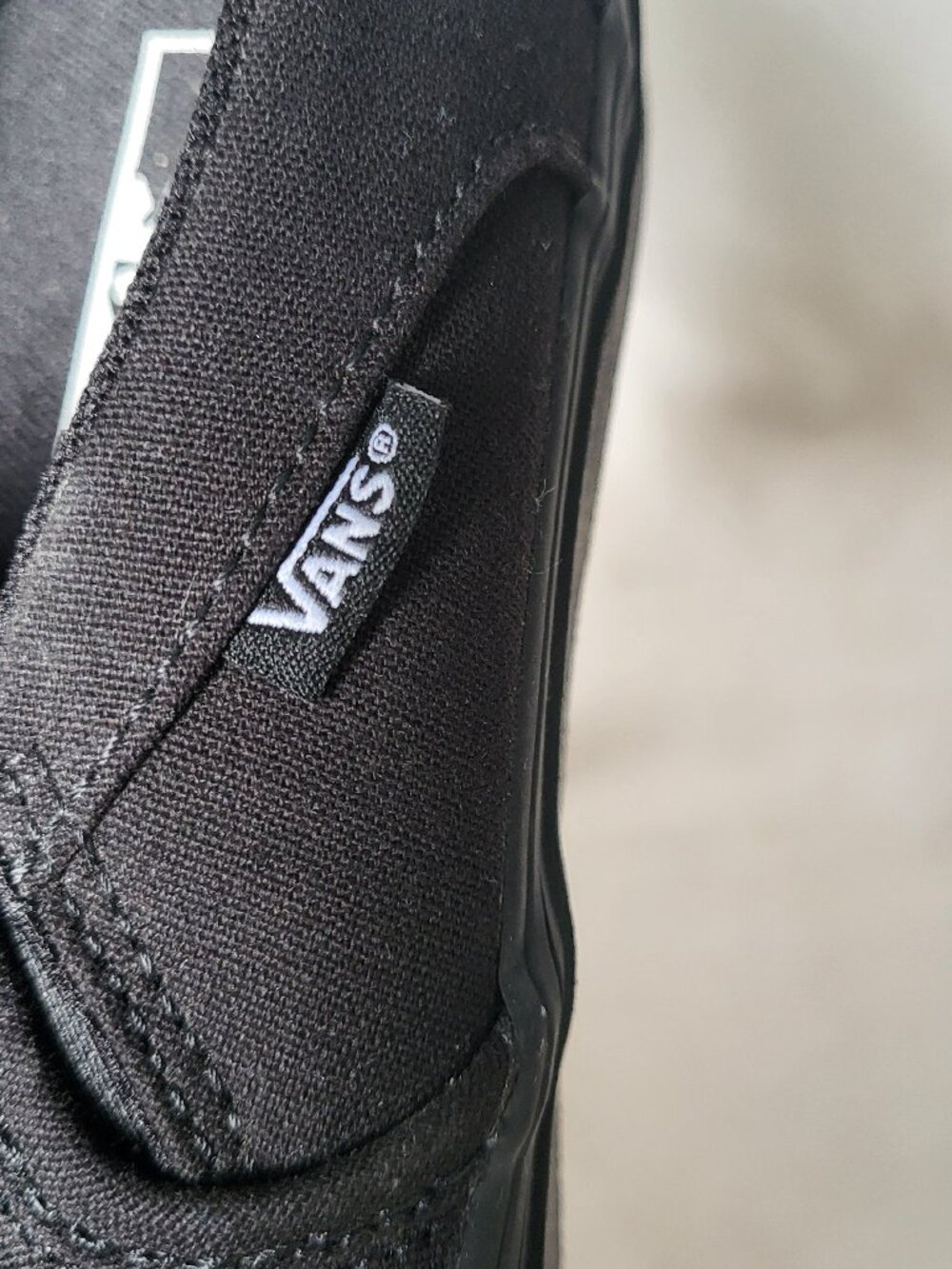 Vans Sneakers Women's 7.5 Black Slip On Skater Egirl Surfer Normcore School - Picture 13 of 14